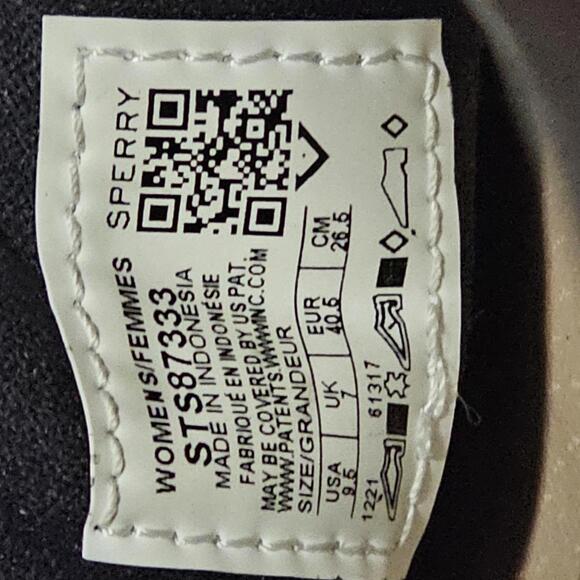 Sperry Women's Starfish Black Boat Shoes 9.5 NWOT - Picture 7 of 9